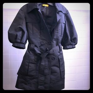 SoCa by St John Black Trench Coat